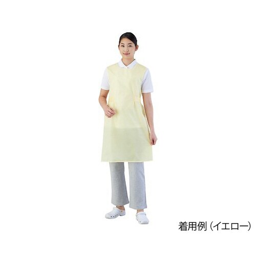 入浴介護用エプロン(ショート) ブルー