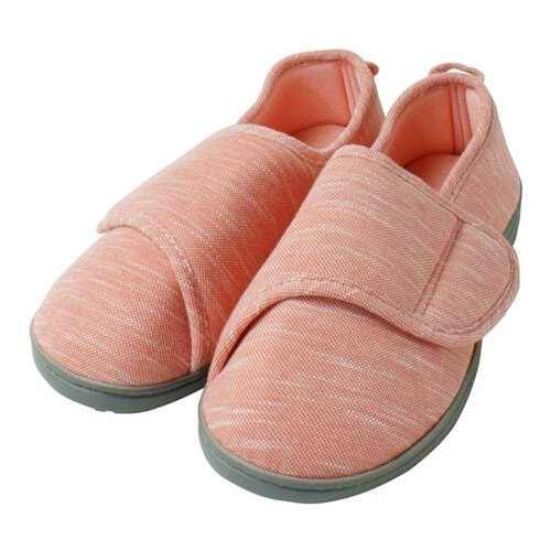 介護シューズ マジックテープタイプ ピンク L