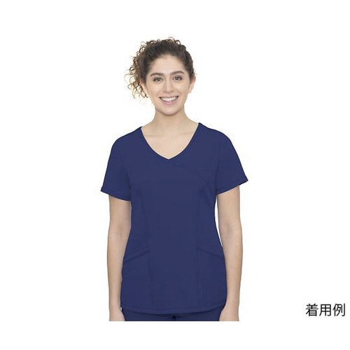 スクラブトップス L相当 ネイビー