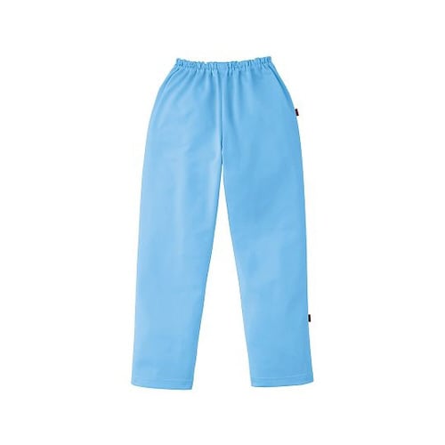 ニット検診衣パンツ(男女兼用) ブルー LL