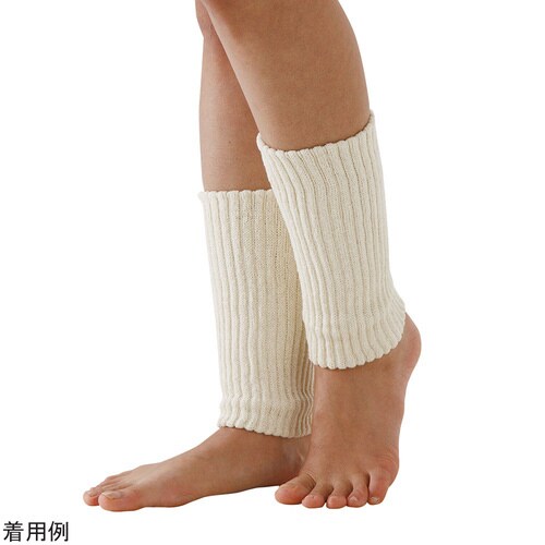 ゆったり編んだシルク混サポーター