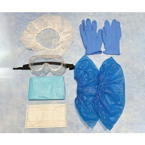感染対策防護具ライトセット ゴーグル有り