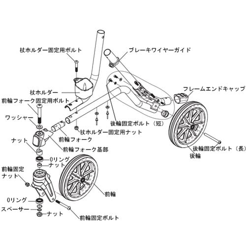 杖ホルダーセット