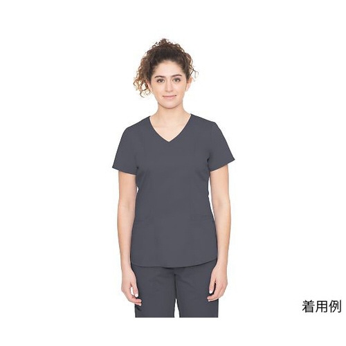 スクラブトップス L相当 グレー