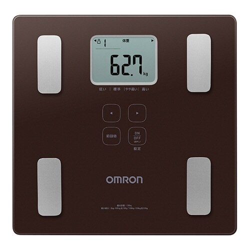 体重体組成計 ブラウン
