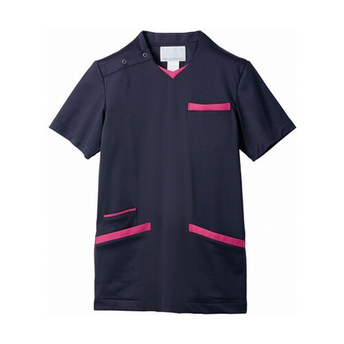 スクラブ 着丈73 胸囲97 肩幅39 袖丈21