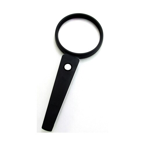 LEDライト付き ルーペ 2.5倍 75mm