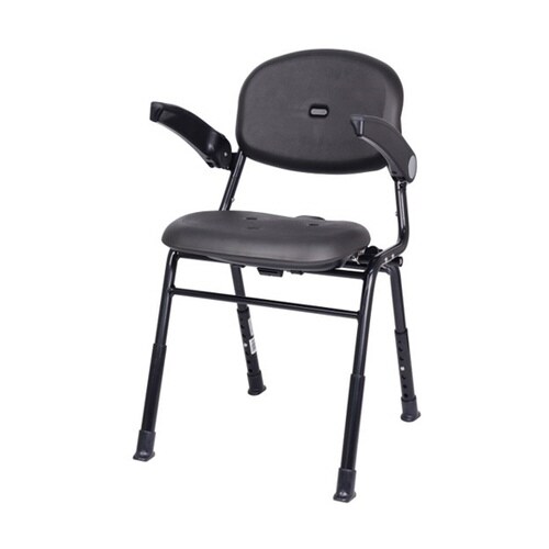 ユニプラスミドルシャワーチェア ブラック