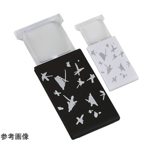 LEDライト付スライドルーペ 2倍 白