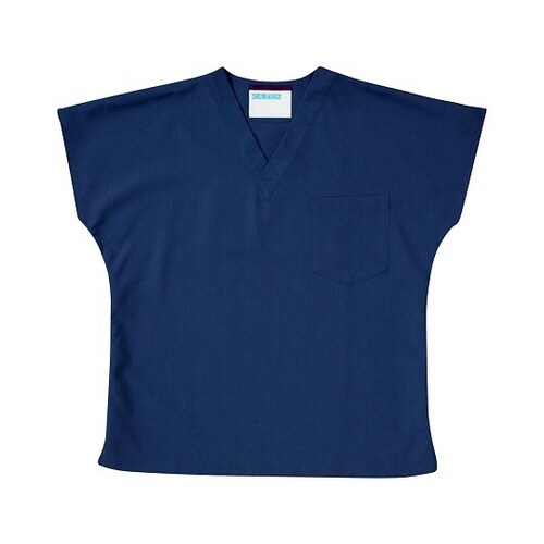 手術衣(男女兼用スクラブ) ネイビー S