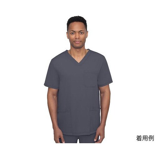 スクラブトップス S相当 グレー