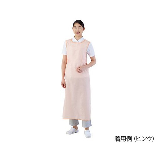 入浴介護用エプロン(ロング) ピンク