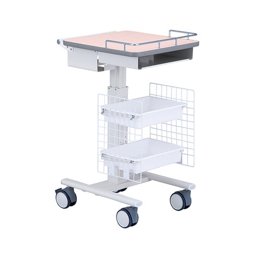 ナースカート(昇降タイプ) ピンク N