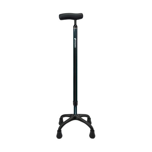 SOFT−G カーボン4点杖 ダークブルー