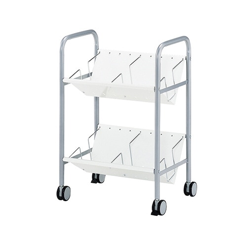 V型棚 ファイルワゴン 2段