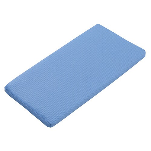 洗えるムレないベビーベッド用マットレス ブルー