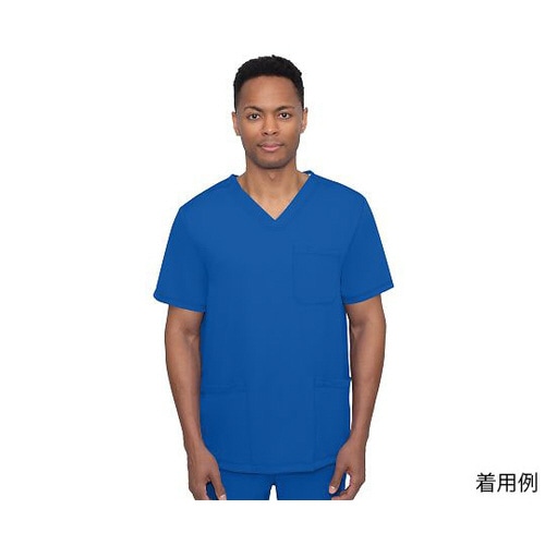 スクラブトップス S相当 ロイヤルブルー