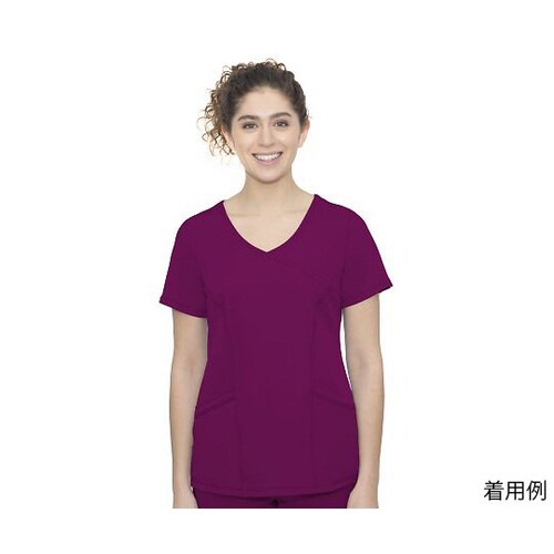 スクラブトップス LL相当 ワイン
