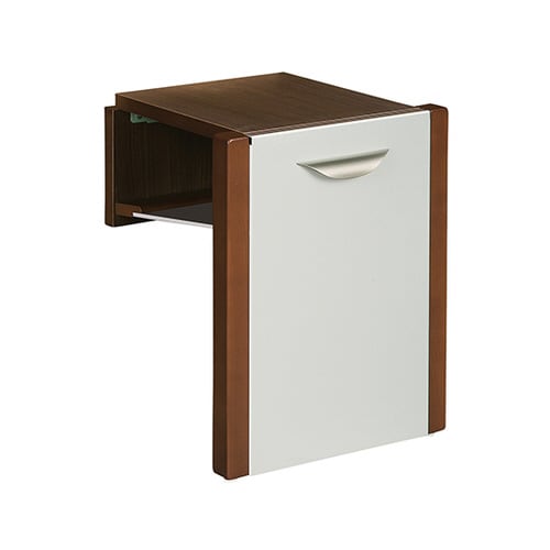 玄関用収納チェアー ブラウン