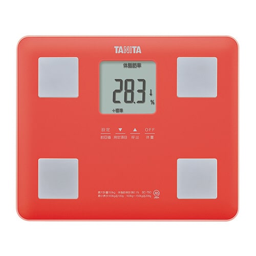 体組成計 コーラルピンク