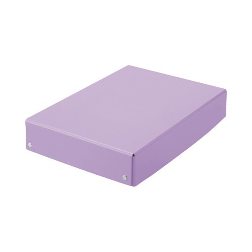 仕切箱付き 紙製 おどうぐばこ パープル