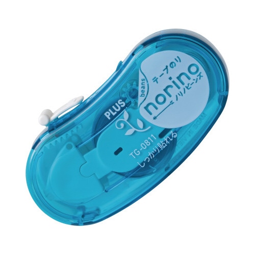 ノリノビーンズ しっかり貼れる クリアブルー