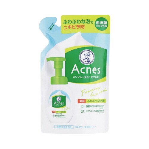 アクネスふわふわな泡洗顔カエ 140ml