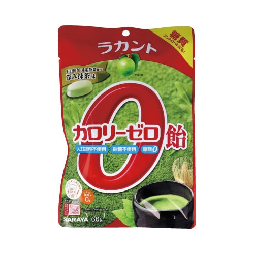 ラカント カロリーゼロ飴 深み抹茶味 60g