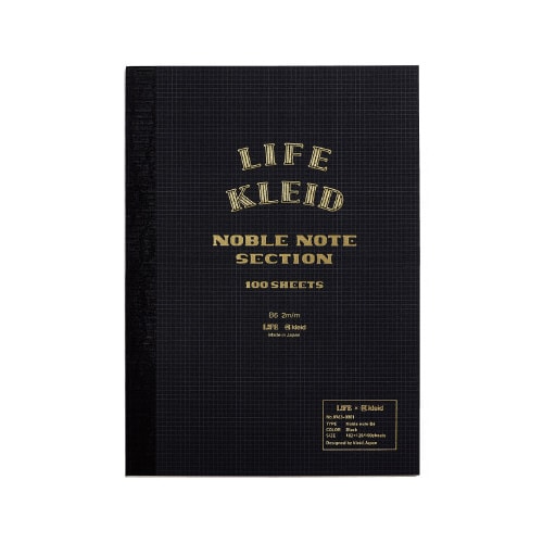 ライフ×kleid ノーブルノートB6 ブラック