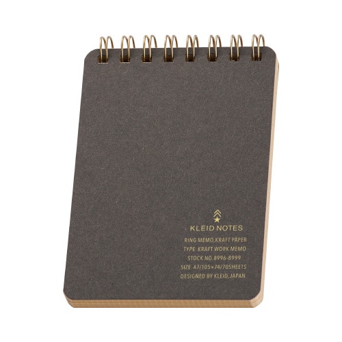 kleid クラフトワークメモA7 チャコール
