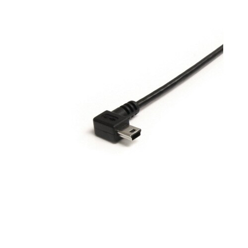 ミニUSB変換ケーブル/1.8m/右向き