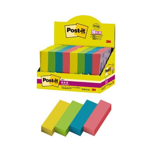 強粘着マルチカラー8 50×15 4色 32冊