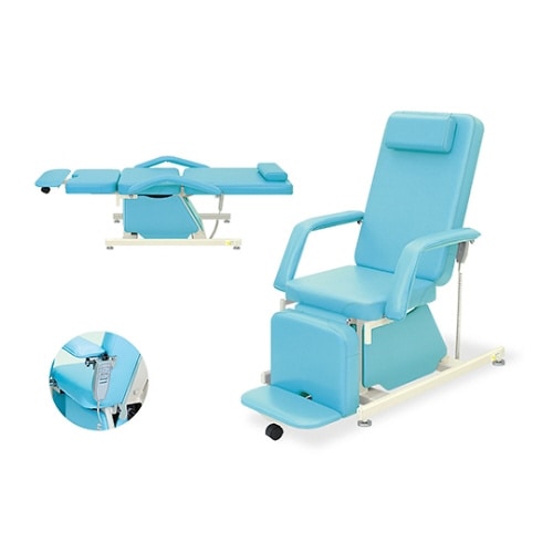 電動治療チェアー(アジャスター付き)メディグリーン