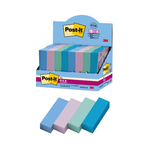 強粘着マルチカラー2 50×15 4色 32冊