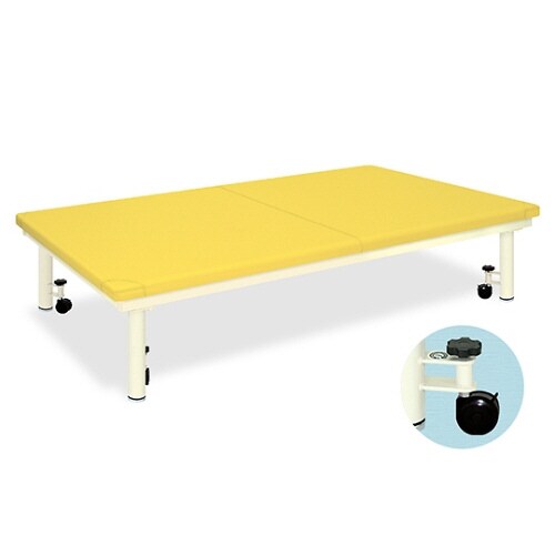 移動用キャスター付プラットホーム イエロー