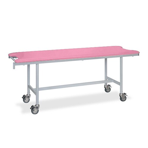 アルミストレッチャー60×190×70cm桃