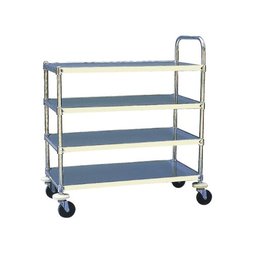 キッチンワゴン 4段 片側持ち手付