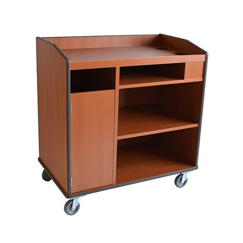 木製下げワゴン 茶