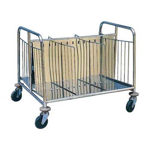 ディッシュワゴン 3分割仕切り付