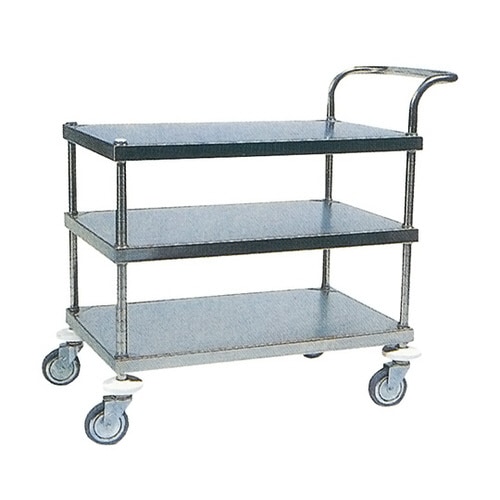 キッチンワゴン 3段 片側持ち手付