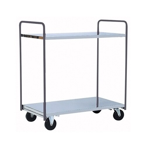 キッチンワゴン 2段式 両側持ち手付