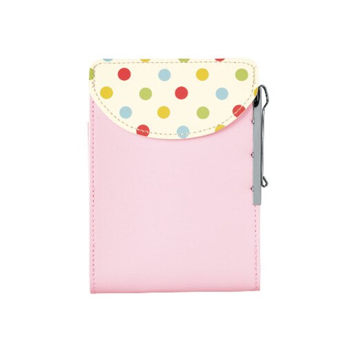 ひっかけペンケース ドットピンク