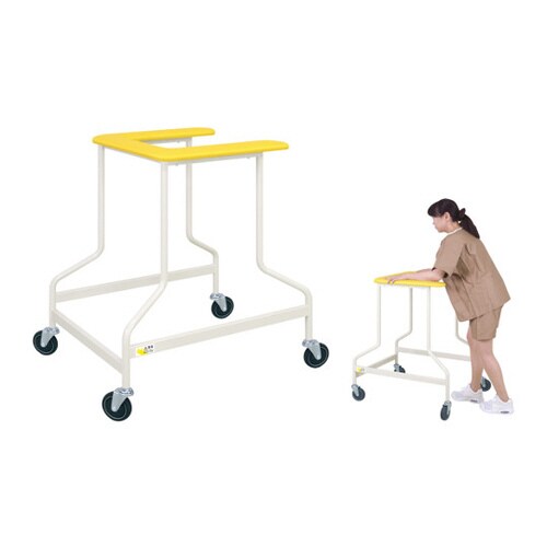 S型歩行器 幅63×奥行77.5×高さ80cm 白