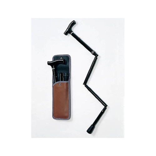 折りたたみ式ステッキ ブラック