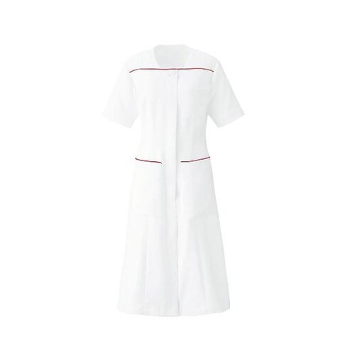 ワンピース半袖 ベルベットレッド 7号