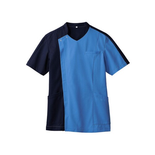 メンズ半袖 コバルトブルー;ダークブルー 7L