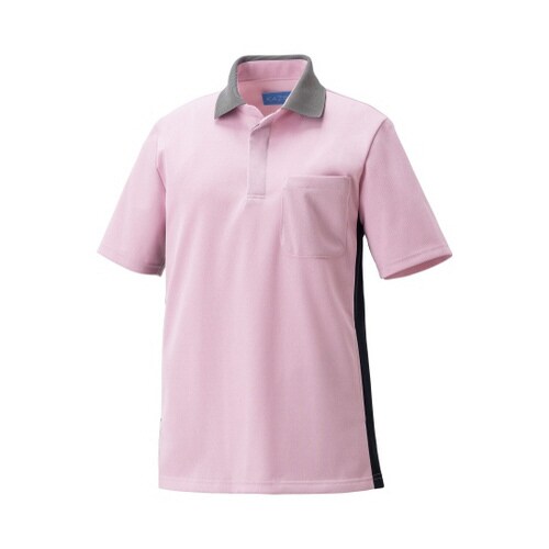 ポロシャツ ローズxダークネイビー SS