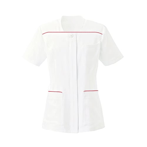 レディスジャケット半袖 ベルベットレッド 7号