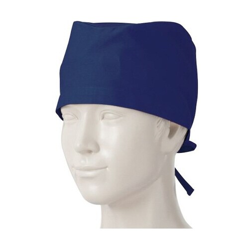 手術帽子(後ヒモ式) ネイビー フリー