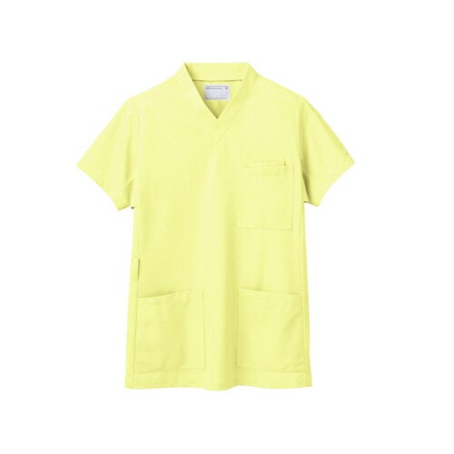 スクラブ 兼用 半袖 シトラスイエロー 5L